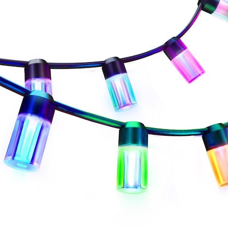 Feit Electric LIFX Smart Home LED Smart-Enabled String Lights Multicolored 24 ft. 12 lights LFXSL24-12/LED
